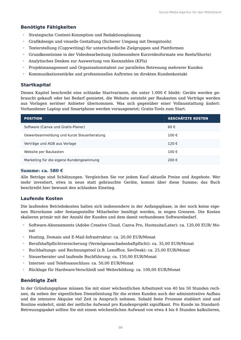 Idee 6: Social-Media-Agentur (S. 56)